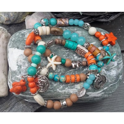 Ibiza kralen armband bedels Ibiza kralen armband bedels